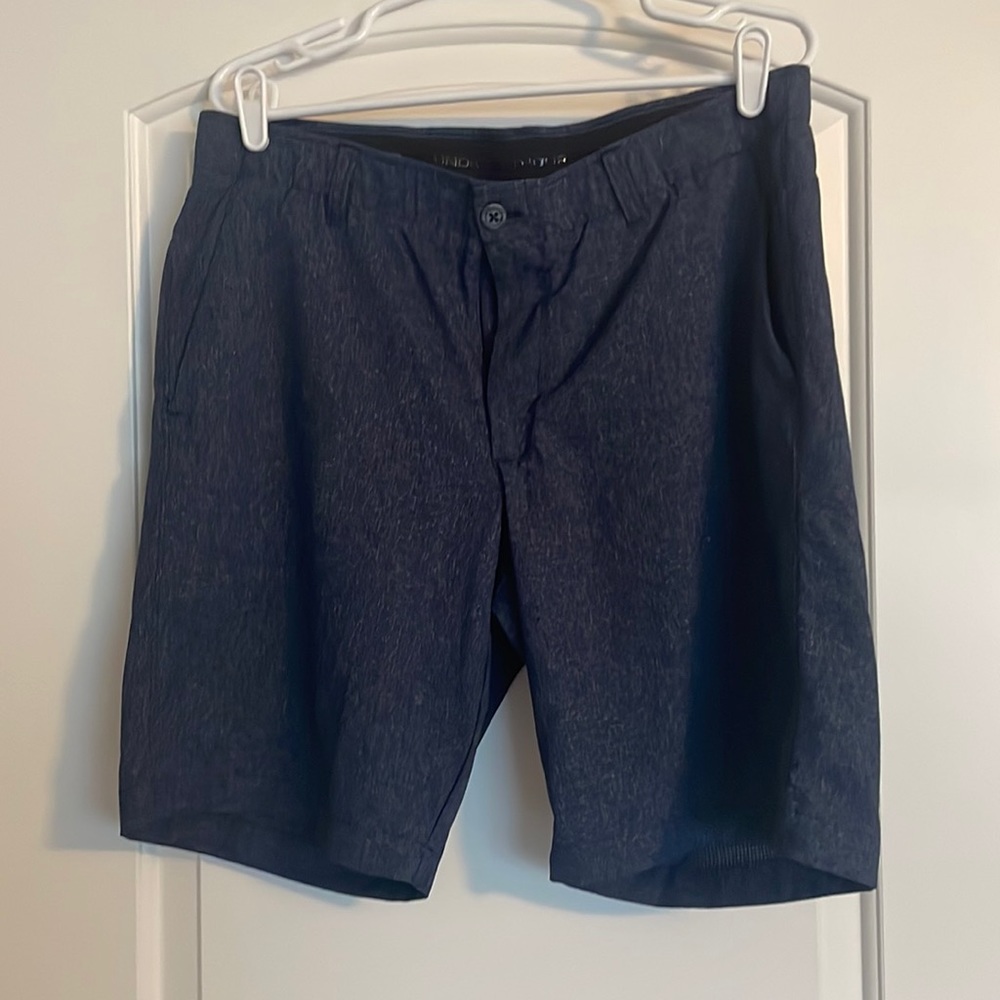 Dark Blue Men’s Under Armour Golf Shirts Size 36